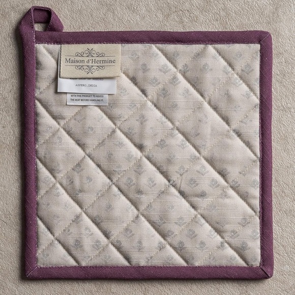Maison d' Hermine 100% Cotton Oven Mitt & Pot Holder Set - Picture 8 of 11